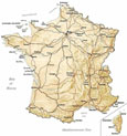 clickable map of France