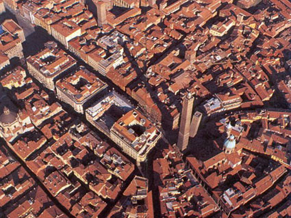 Pictures of Bologna (view on the 2 Towers)