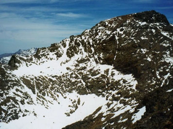 Jebel Toubkal, highest point of Morocco