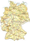 map of Germany