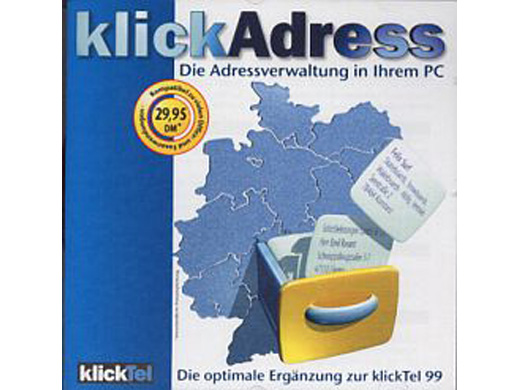 German Whitepages on CD Rom by Klicktel, late 1990s