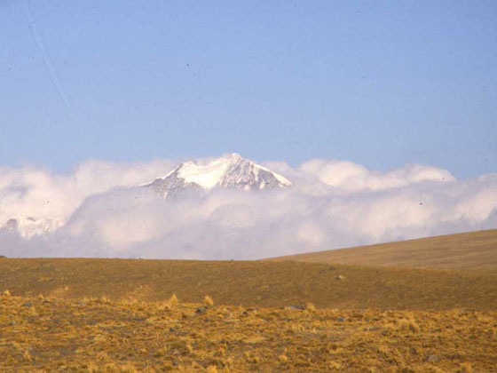 Illimani, highest point of Bolivia