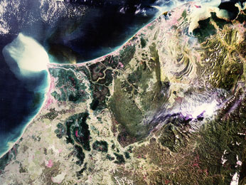 Brunei from Space