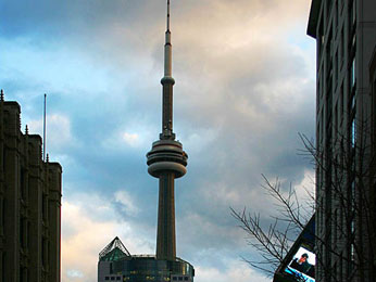 visit Toronto, largest city of Canada and capital of Ontario (2,503,000 people)