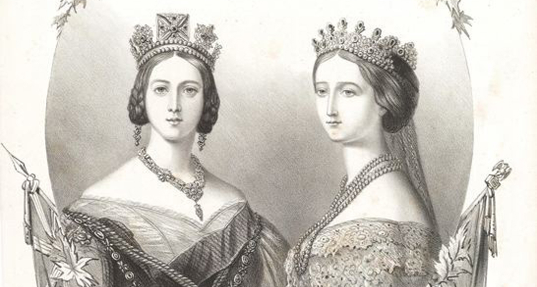 Queen Victoria and Empress Eugénie