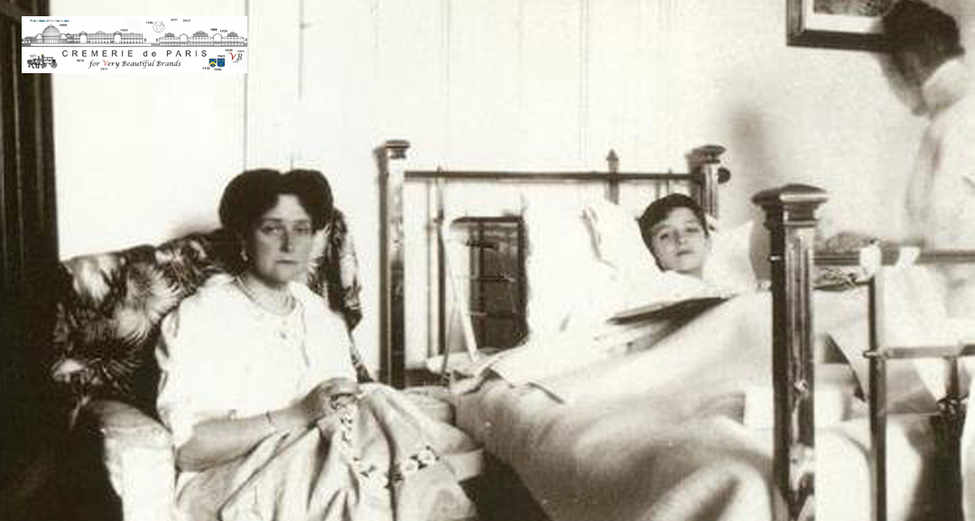 Alexei Romanov with his mother