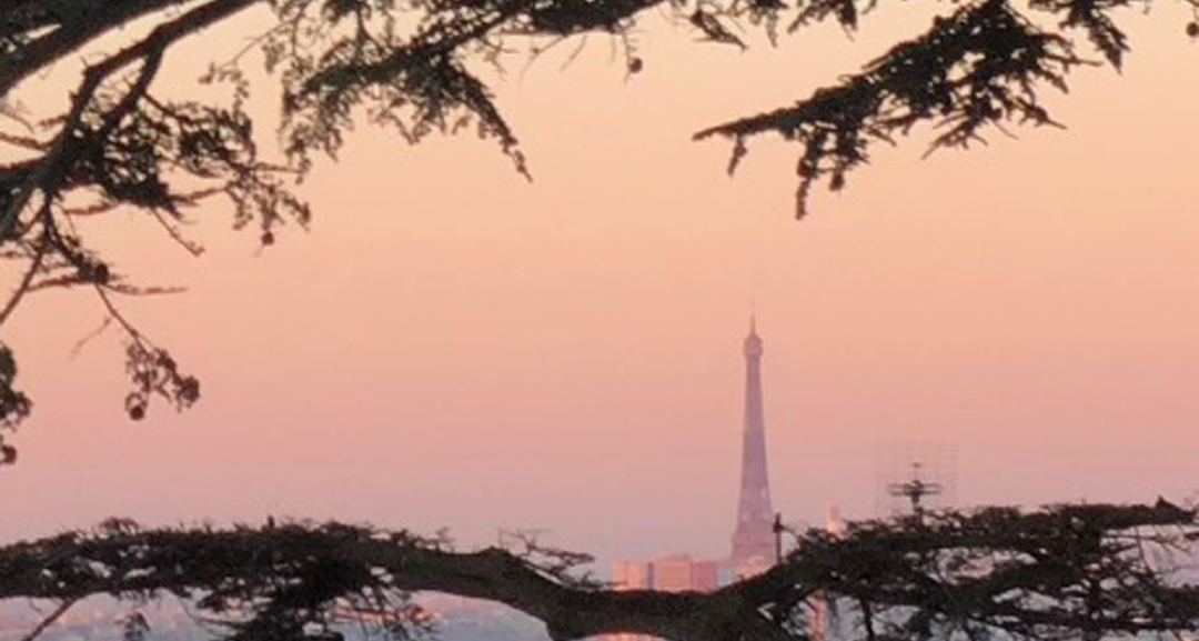 view on the Eiffel Tower