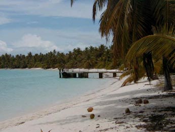 Beach on Cocos Islands