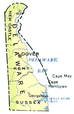 map of delaware