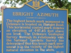 Ebright Road, highest point of Delaware