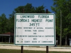 Lakewood Park, highest point of Florida