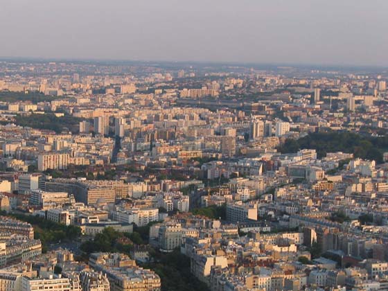view on the 14th Arrondissement