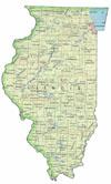 map of Illinois