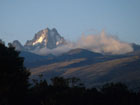 Mount Kenya 5199m, highest mountain of Kenya