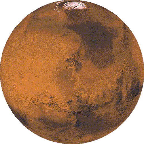 map of Mars