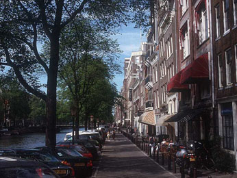 visit Amsterdam, capital and largest city of the Netherlands (742,000 people)