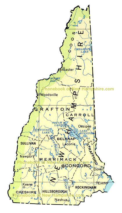 map of newhampshire