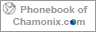 Phonebook of Chamonix.com