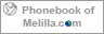 Phonebook of Melilla.com