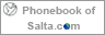 Phonebook of Salta.com