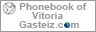 Phonebook of Vitoria Gasteiz.com