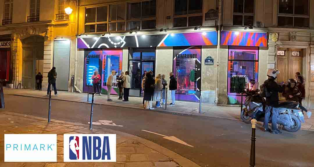 Pop Up Store Primark x NBA