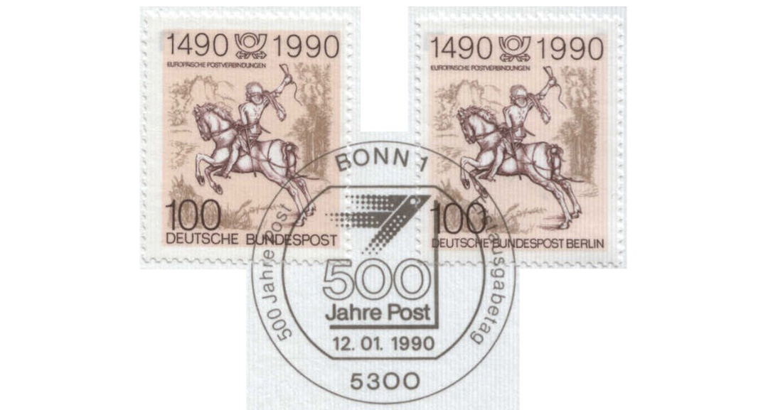 stamp Post 500 years