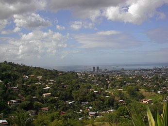 Port of Spain, capital and 3rd largest city of Trinidad and Tobago (population 38 000 people)