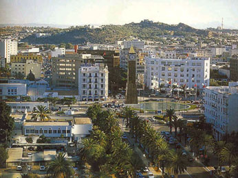 Tunis, capital and largest city of Tunisia (population 730 000 people)