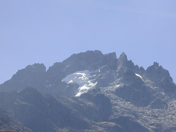 Pico Bolivar, highest point of Venezuela