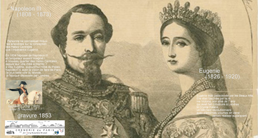 Emperess Eugenie and her husband Napoleon III